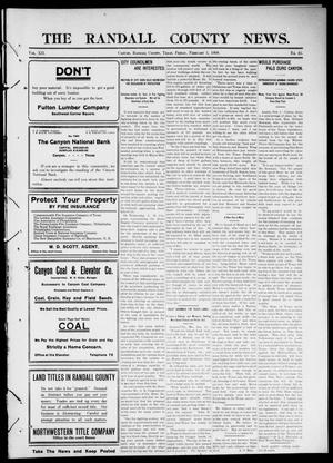 The Randall County News. (Canyon City, Tex.), Vol. 12, No. 45, Ed. 1 Friday, February 5, 1909