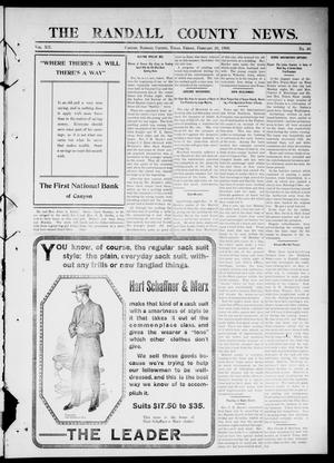 Primary view of object titled 'The Randall County News. (Canyon City, Tex.), Vol. 12, No. 48, Ed. 1 Friday, February 26, 1909'.
