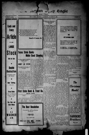 The Bryan Daily Eagle and Pilot (Bryan, Tex.), Vol. FIFTEENTH YEAR, No. 20, Ed. 1 Thursday, December 30, 1909