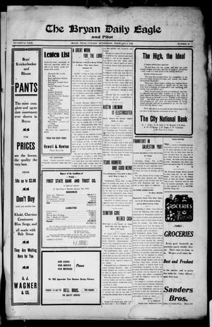 The Bryan Daily Eagle and Pilot (Bryan, Tex.), Vol. FIFTEENTH YEAR, No. 54, Ed. 1 Tuesday, February 8, 1910