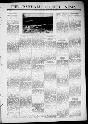Primary view of object titled 'The Randall County News. (Canyon City, Tex.), Vol. 14, No. 12, Ed. 1 Friday, June 17, 1910'.