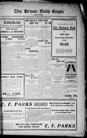 The Bryan Daily Eagle and Pilot (Bryan, Tex.), Vol. SIXTEENTH YEAR, No. 28, Ed. 1 Saturday, January 7, 1911