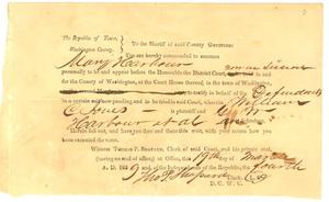 Washington County legal documents