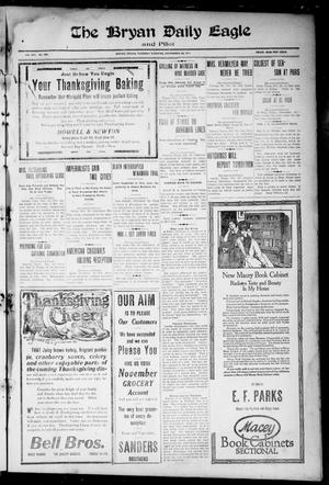 The Bryan Daily Eagle and Pilot (Bryan, Tex.), Vol. 16, No. 306, Ed. 1 Tuesday, November 28, 1911