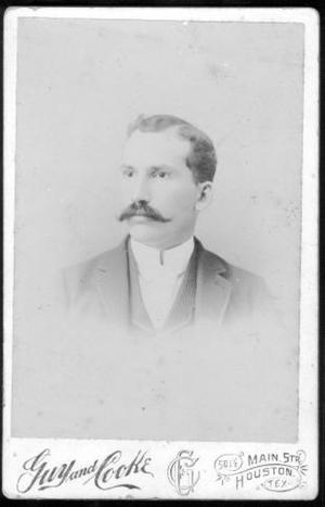 Primary view of object titled '[C. A. Beasley as a young man.]'.