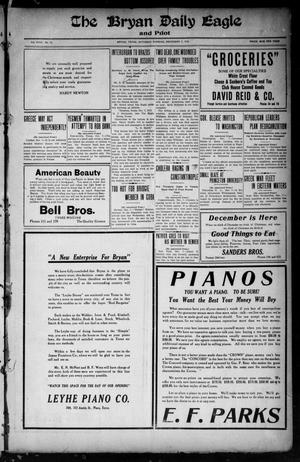 The Bryan Daily Eagle and Pilot (Bryan, Tex.), Vol. 18, No. 12, Ed. 1 Saturday, December 7, 1912