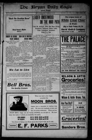 The Bryan Daily Eagle and Pilot (Bryan, Tex.), Vol. 18, No. 212, Ed. 1 Tuesday, July 29, 1913