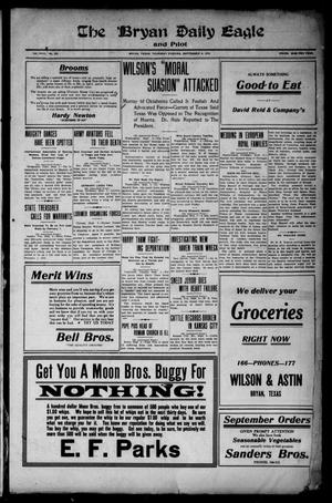 The Bryan Daily Eagle and Pilot (Bryan, Tex.), Vol. 18, No. 243, Ed. 1 Thursday, September 4, 1913