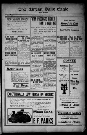 The Bryan Daily Eagle and Pilot (Bryan, Tex.), Vol. 18, No. 249, Ed. 1 Thursday, September 11, 1913