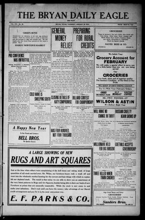 The Bryan Daily Eagle and Pilot (Bryan, Tex.), Vol. 19, No. 56, Ed. 1 Thursday, January 29, 1914