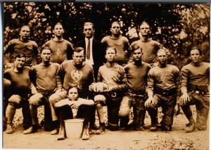 Primary view of object titled 'Irving High School Football Team, 1924'.