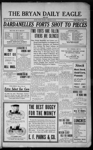The Bryan Daily Eagle and Pilot (Bryan, Tex.), Vol. 30, No. 44, Ed. 1 Saturday, February 20, 1915