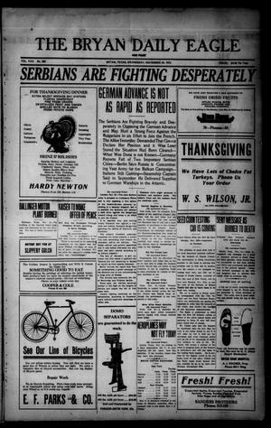 The Bryan Daily Eagle and Pilot (Bryan, Tex.), Vol. 30, No. 282, Ed. 1 Wednesday, November 24, 1915