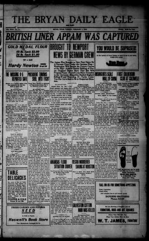 The Bryan Daily Eagle and Pilot (Bryan, Tex.), Vol. 31, Ed. 1 Tuesday, February 1, 1916