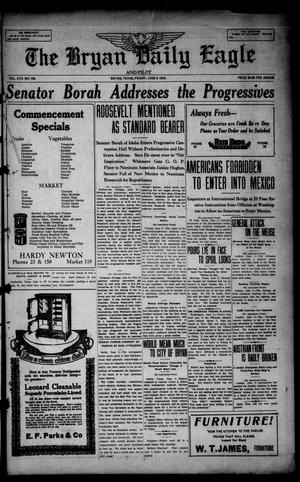 The Bryan Daily Eagle and Pilot (Bryan, Tex.), Vol. 30, No. 138, Ed. 1 Friday, June 9, 1916