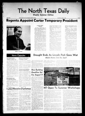 The North Texas Daily (Denton, Tex.), Vol. 53, No. 83, Ed. 1 Thursday, June 11, 1970