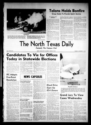 Primary view of object titled 'The North Texas Daily (Denton, Tex.), Vol. 54, No. 36, Ed. 1 Monday, November 2, 1970'.