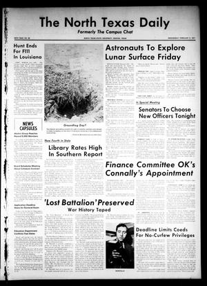 The North Texas Daily (Denton, Tex.), Vol. 54, No. 66, Ed. 1 Wednesday, February 3, 1971