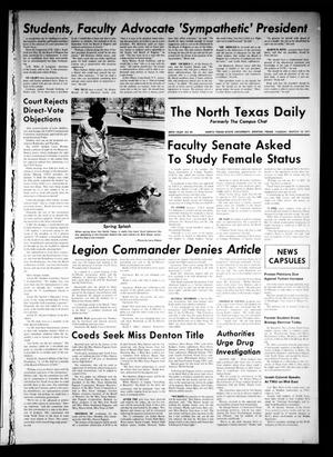 Primary view of object titled 'The North Texas Daily (Denton, Tex.), Vol. 54, No. 86, Ed. 1 Tuesday, March 16, 1971'.