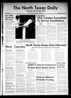 Primary view of object titled 'The North Texas Daily (Denton, Tex.), Vol. 54, No. 91, Ed. 1 Wednesday, March 24, 1971'.