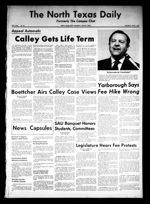 The North Texas Daily (Denton, Tex.), Vol. 54, No. 95, Ed. 1 Thursday, April 1, 1971