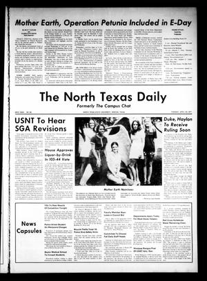 The North Texas Daily (Denton, Tex.), Vol. 54, No. 98, Ed. 1 Tuesday, April 20, 1971