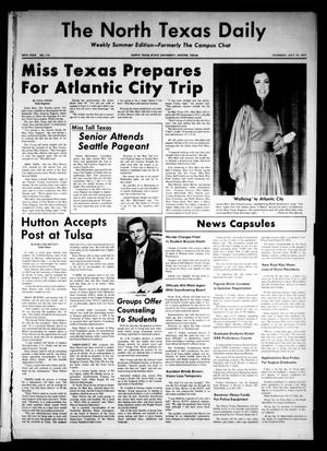 The North Texas Daily (Denton, Tex.), Vol. 54, No. 112, Ed. 1 Thursday, July 15, 1971