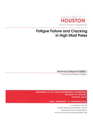 Primary view of object titled 'Fatigue failure and cracking in high mast poles'.