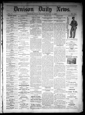 Denison Daily News. (Denison, Tex.), Vol. 5, No. 267, Ed. 1 Thursday, January 10, 1878