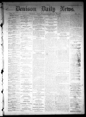 Denison Daily News. (Denison, Tex.), Vol. 5, No. 284, Ed. 1 Wednesday, January 30, 1878