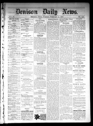 Denison Daily News. (Denison, Tex.), Vol. 5, No. 295, Ed. 1 Tuesday, February 12, 1878