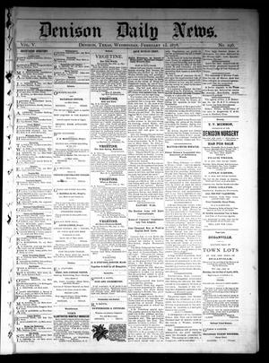 Denison Daily News. (Denison, Tex.), Vol. 5, No. 296, Ed. 1 Wednesday, February 13, 1878