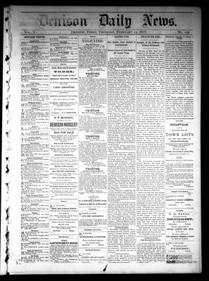 Denison Daily News. (Denison, Tex.), Vol. 5, No. 297, Ed. 1 Thursday, February 14, 1878
