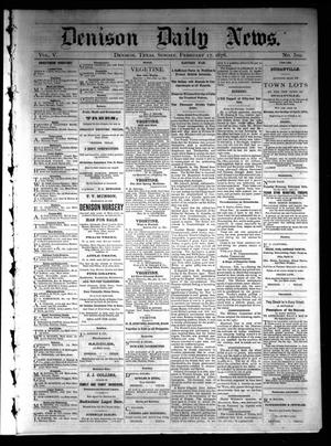 Denison Daily News. (Denison, Tex.), Vol. 5, No. 300, Ed. 1 Sunday, February 17, 1878