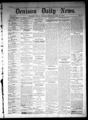 Denison Daily News. (Denison, Tex.), Vol. 6, No. 74, Ed. 1 Saturday, May 18, 1878