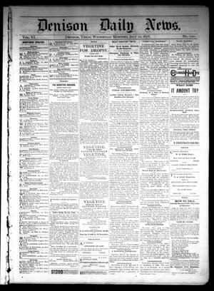 Denison Daily News. (Denison, Tex.), Vol. 6, No. 120, Ed. 1 Wednesday, July 10, 1878