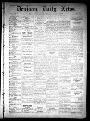Denison Daily News. (Denison, Tex.), Vol. 6, No. 151, Ed. 1 Sunday, August 18, 1878