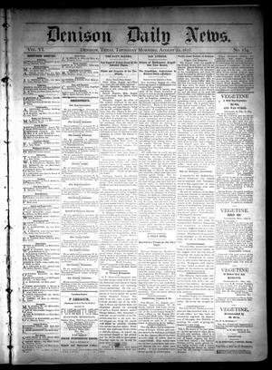 Denison Daily News. (Denison, Tex.), Vol. 6, No. 154, Ed. 1 Thursday, August 22, 1878