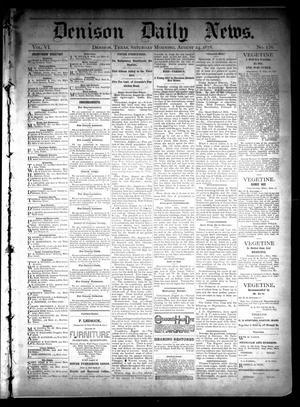 Denison Daily News. (Denison, Tex.), Vol. 6, No. 156, Ed. 1 Saturday, August 24, 1878