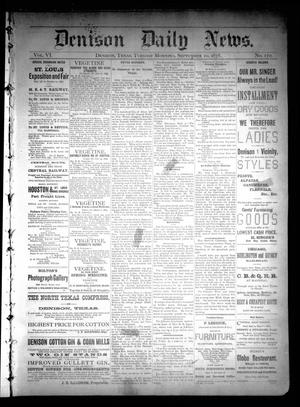 Denison Daily News. (Denison, Tex.), Vol. 6, No. 170, Ed. 1 Tuesday, September 10, 1878