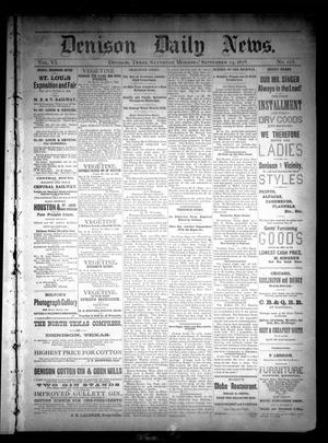 Denison Daily News. (Denison, Tex.), Vol. 6, No. 174, Ed. 1 Saturday, September 14, 1878
