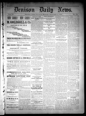 Denison Daily News. (Denison, Tex.), Vol. 6, No. 180, Ed. 1 Saturday, September 21, 1878