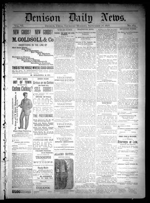 Denison Daily News. (Denison, Tex.), Vol. 6, No. 184, Ed. 1 Thursday, September 26, 1878