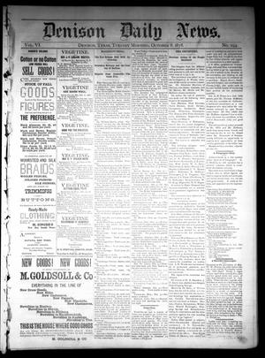 Denison Daily News. (Denison, Tex.), Vol. 6, No. 194, Ed. 1 Tuesday, October 8, 1878