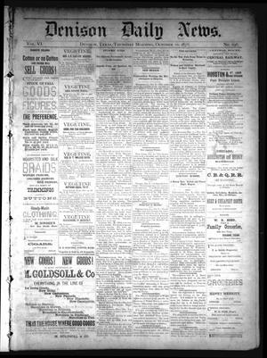 Denison Daily News. (Denison, Tex.), Vol. 6, No. 196, Ed. 1 Thursday, October 10, 1878