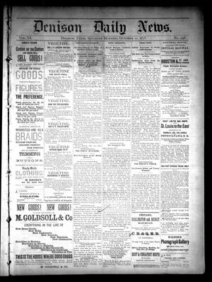 Denison Daily News. (Denison, Tex.), Vol. 6, No. 198, Ed. 1 Saturday, October 12, 1878