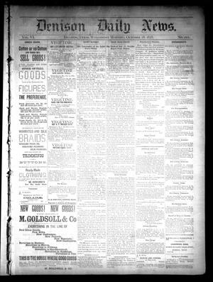 Denison Daily News. (Denison, Tex.), Vol. 6, No. 201, Ed. 1 Wednesday, October 16, 1878