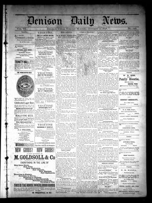 Denison Daily News. (Denison, Tex.), Vol. 6, No. 206, Ed. 1 Tuesday, October 22, 1878