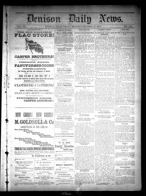 Denison Daily News. (Denison, Tex.), Vol. 6, No. 209, Ed. 1 Friday, October 25, 1878