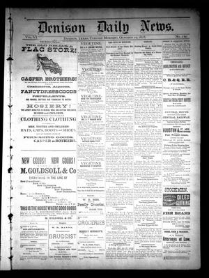 Denison Daily News. (Denison, Tex.), Vol. 6, No. 212, Ed. 1 Tuesday, October 29, 1878